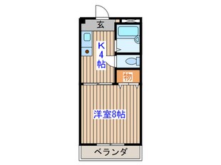 コンフォ－トシティの物件間取画像